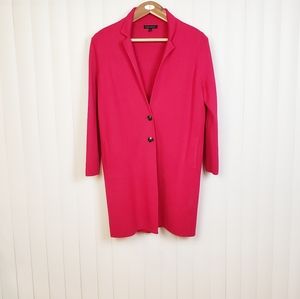 Banana Republic Pink Buttoned Coat Size Medium